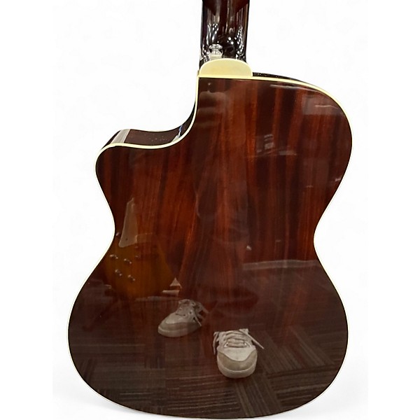 Used Guild OM-140CE Tobacco Sunburst Acoustic Electric Guitar