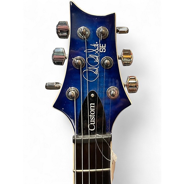 Used PRS SE Custom 22 Semi-Hollowbody faded blue burst Hollow Body Electric Guitar