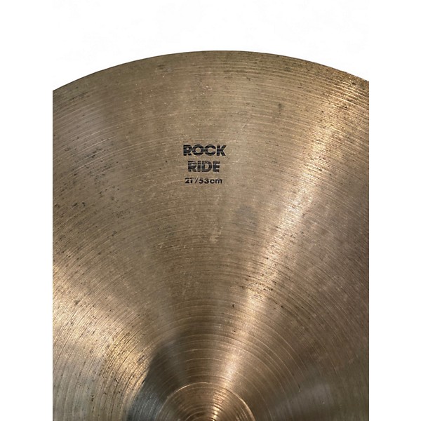 Used Zildjian 21in Rock Ride Cymbal
