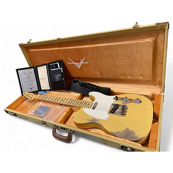 Used 2025 Fender Custom Shop 1953 Telecaster Heavy Relic Blonde Solid Body Electric Guitar