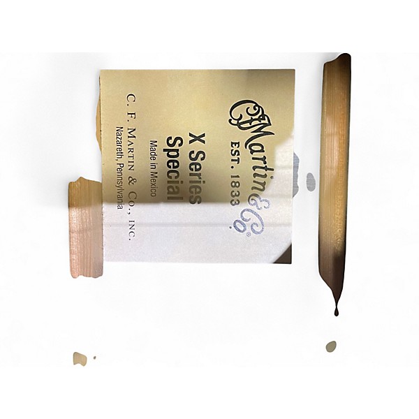 Used Martin X SERIES SPECIAL Natural Acoustic Electric Guitar