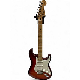Used Fender Standard Stratocaster HSS Plus Top AGED CHERRY BURST Solid Body Electric Guitar