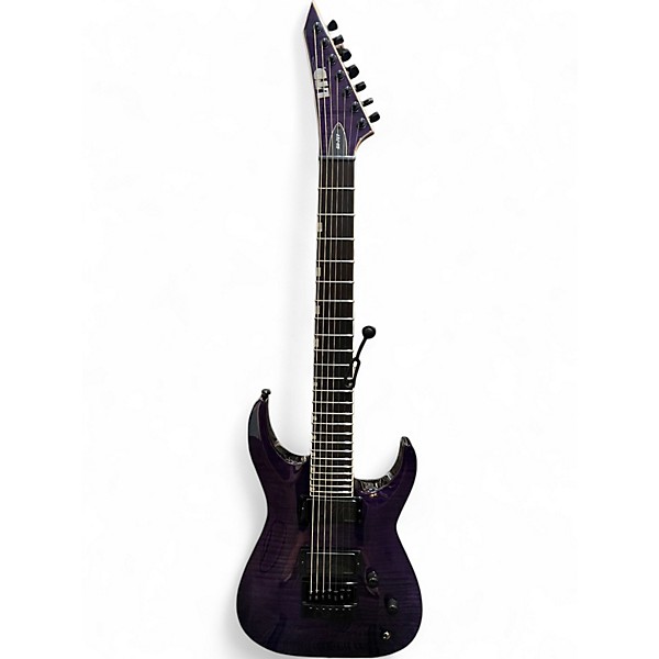 Used ESP LTD SH7ET Modern Metal Purple Solid Body Electric Guitar