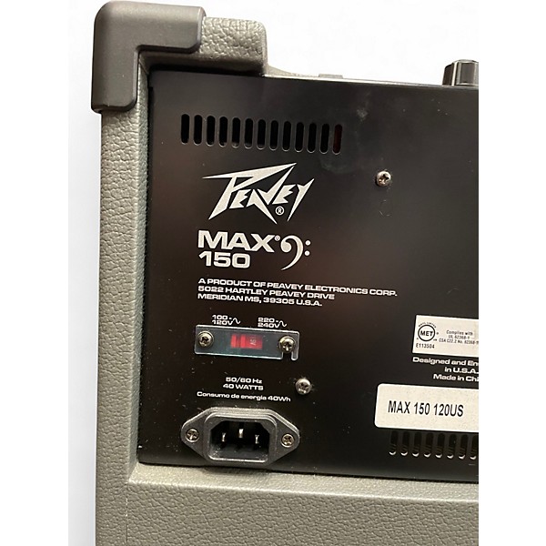 Used Peavey Max 150 Bass Combo Amp