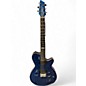 Used Godin LGXT AAA Flame Maple Top Blue Solid Body Electric Guitar thumbnail