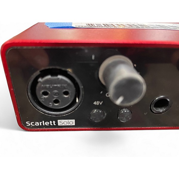 Used Focusrite Scarlett Solo Audio Interface