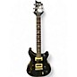 Used PRS SE Custom 22 Semi-Hollowbody Trans Black Hollow Body Electric Guitar thumbnail