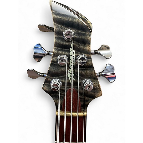 Used Fibenare Globe High Gloss Gray Electric Bass Guitar