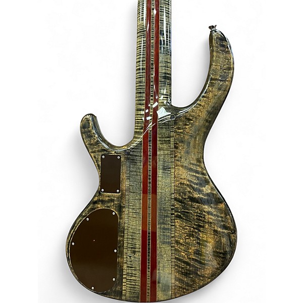 Used Fibenare Globe High Gloss Gray Electric Bass Guitar