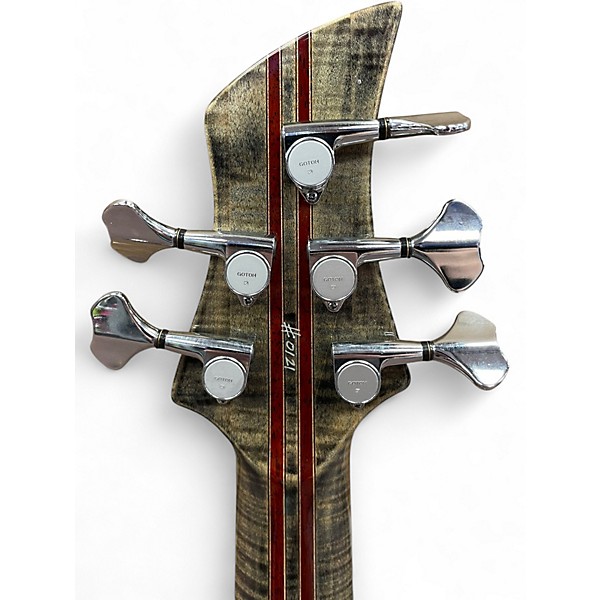 Used Fibenare Globe High Gloss Gray Electric Bass Guitar