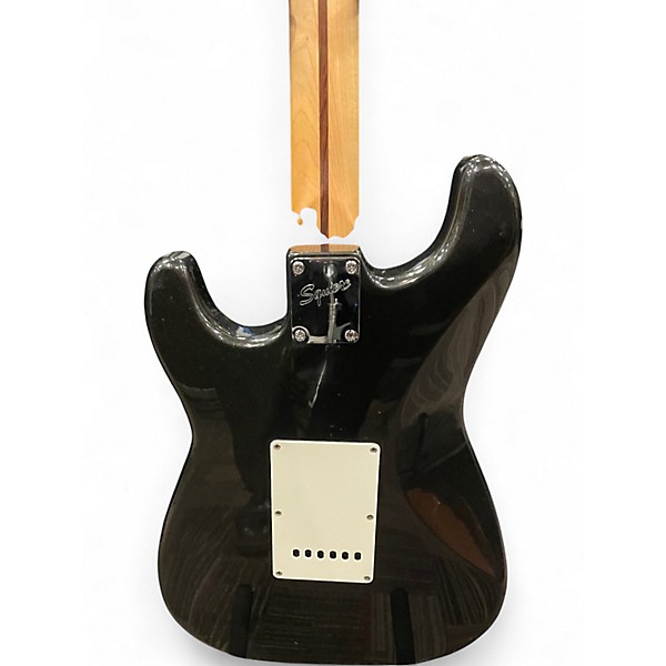 Used Squier Standard Stratocaster 2000's Black Solid Body Electric Guitar