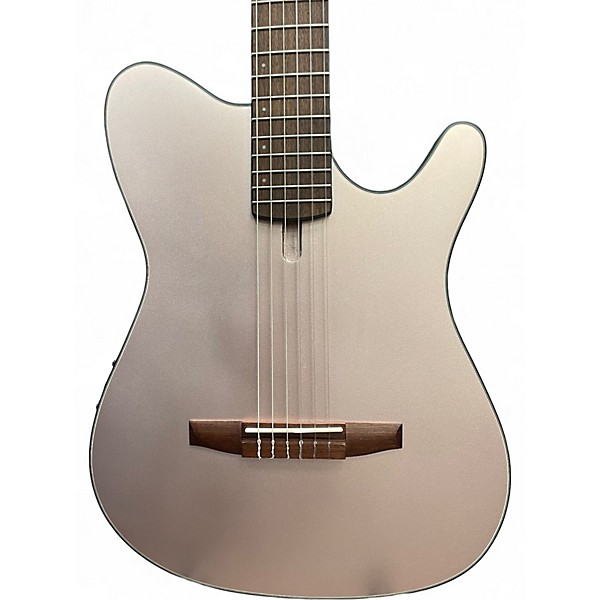 Used Ibanez FRH10N Rose Gold Metallic Classical Acoustic Electric Guitar