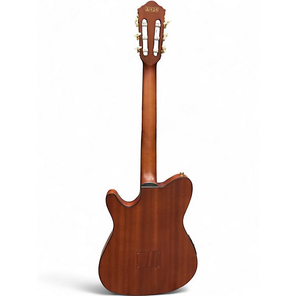 Used Ibanez FRH10N Rose Gold Metallic Classical Acoustic Electric Guitar