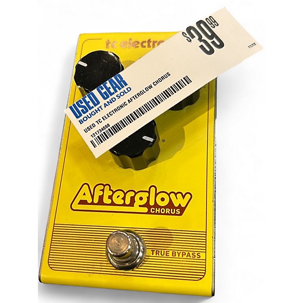 Used TC Electronic Afterglow Chorus Effect Pedal