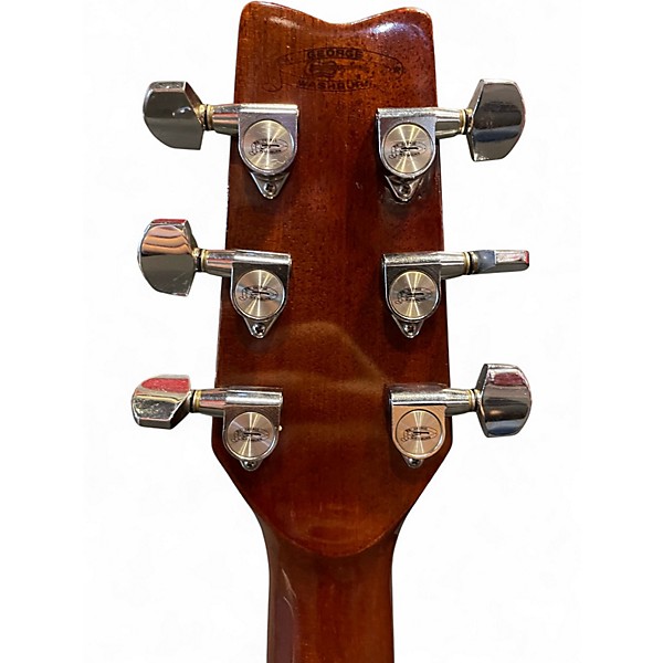 Vintage 1980s Washburn Monterey Sunburst Acoustic Electric Guitar