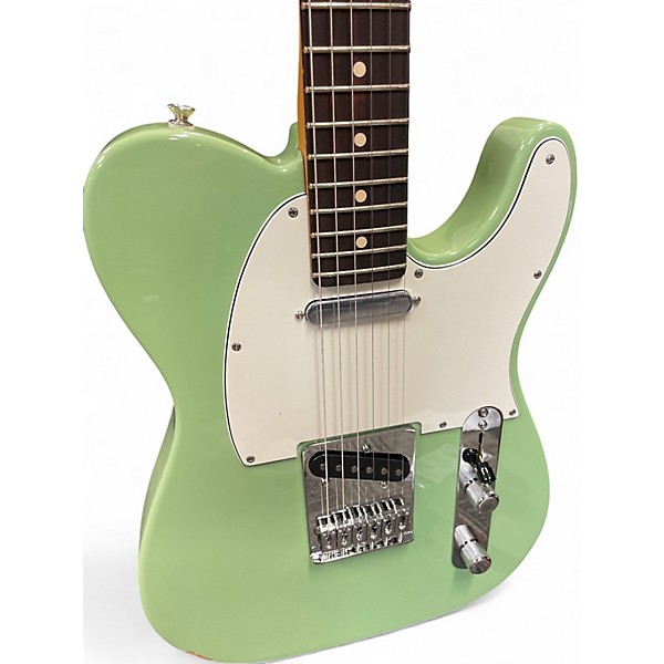Used Fender Player Telecaster Green Solid Body Electric Guitar