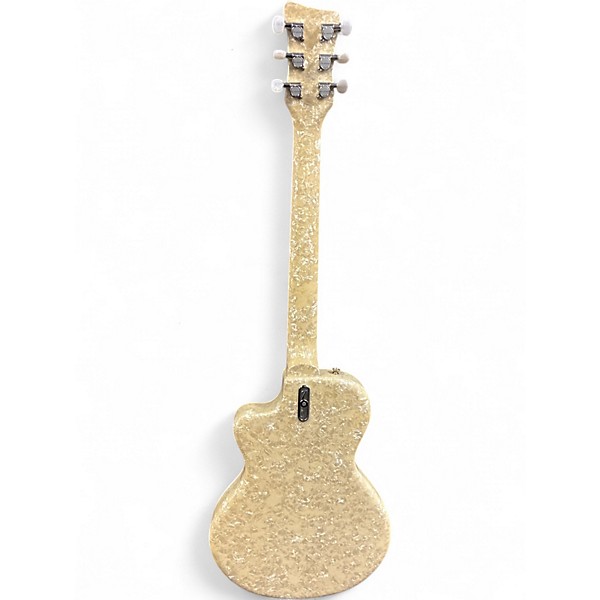 Vintage 1990s Italia MARANELLO BLUE SPARKLE Solid Body Electric Guitar