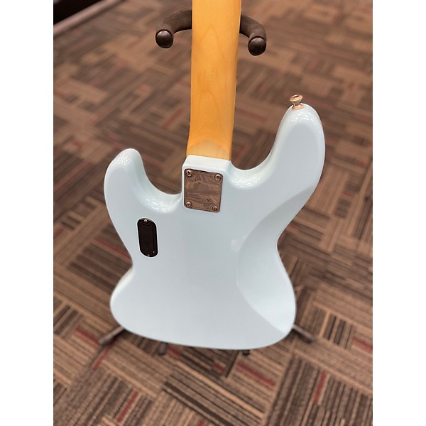 Used Bass Mod J Bass Light Blue Electric Bass Guitar