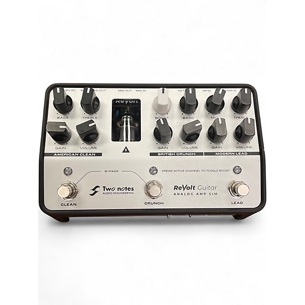 Used Two Notes REVOLT AMP SIMULATOR Effect Pedal Package