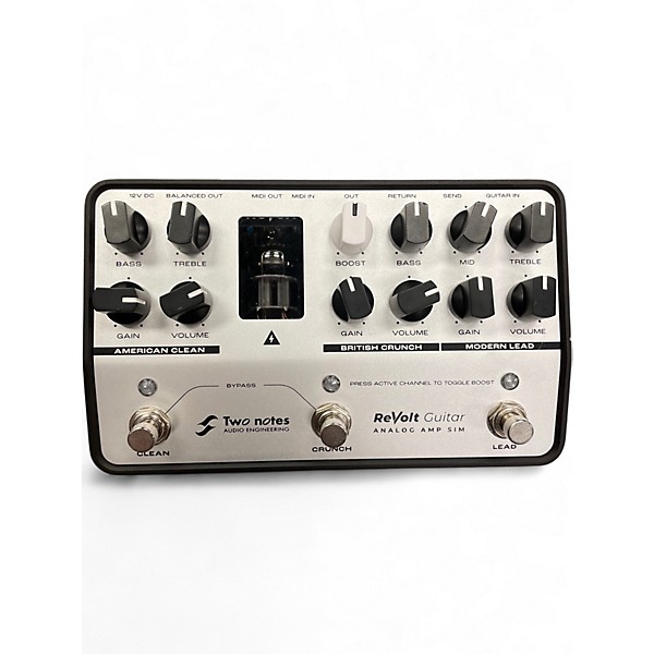 Used Two Notes REVOLT AMP SIMULATOR Effect Pedal Package
