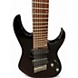 Used Ibanez RGMS8 Black Solid Body Electric Guitar