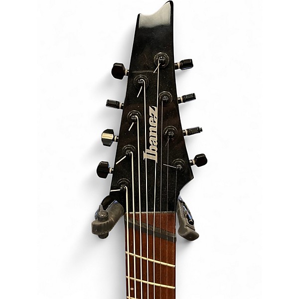 Used Ibanez RGMS8 Black Solid Body Electric Guitar