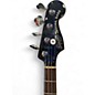 Used Squier jaguar Black and Silver Electric Bass Guitar