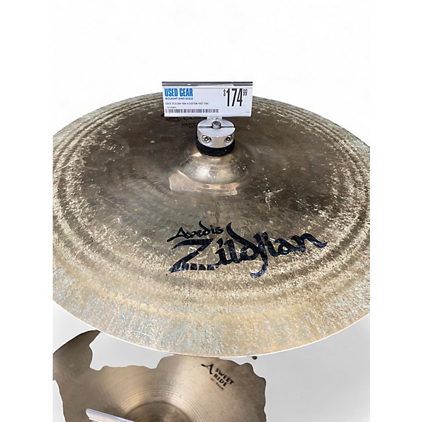 Used Zildjian 16in A Custom Fast Crash Cymbal