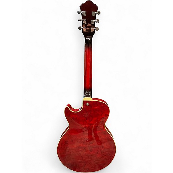 Used Ibanez AG85 Red Hollow Body Electric Guitar