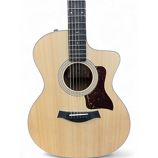 Used 2022 Taylor 214CE Natural Acoustic Electric Guitar