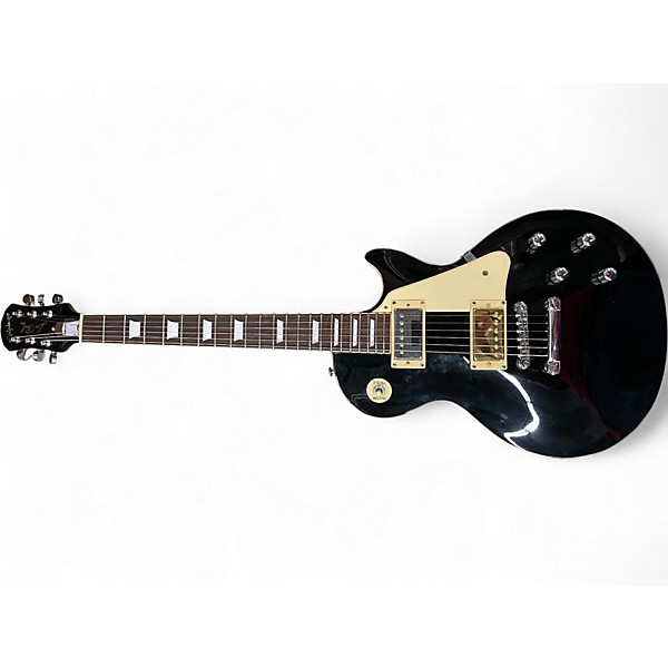 Used 1999 Epiphone Les Paul Standard Ebony Solid Body Electric Guitar