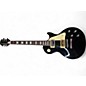 Used 1999 Epiphone Les Paul Standard Ebony Solid Body Electric Guitar thumbnail