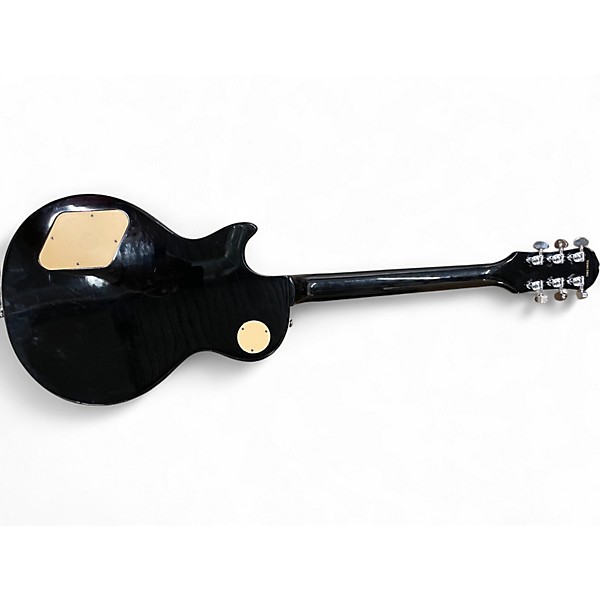 Used 1999 Epiphone Les Paul Standard Ebony Solid Body Electric Guitar