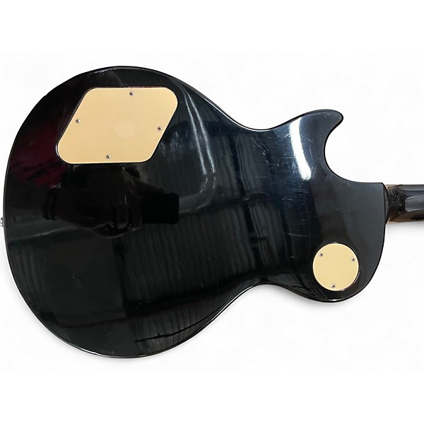 Used 1999 Epiphone Les Paul Standard Ebony Solid Body Electric Guitar