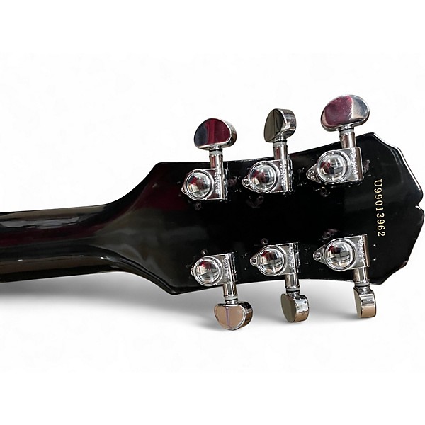 Used 1999 Epiphone Les Paul Standard Ebony Solid Body Electric Guitar