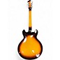 Vintage 1980s Greco Super view 2 Color Sunburst Hollow Body Electric Guitar