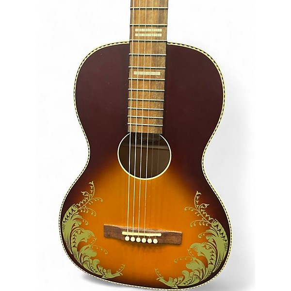 Used Recording King RPS-7L-TS 2 Color Sunburst Acoustic Guitar