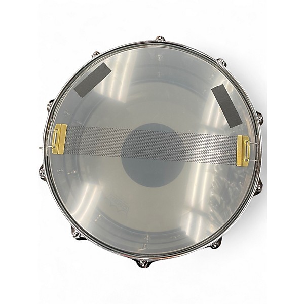 Used Ludwig 6.5X14 Black Magic Snare Gunmetal Gray Drum