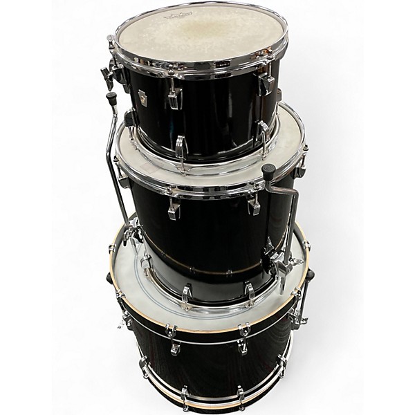 Used Ludwig 3 Piece Neusonic Cortex Black Drum Kit