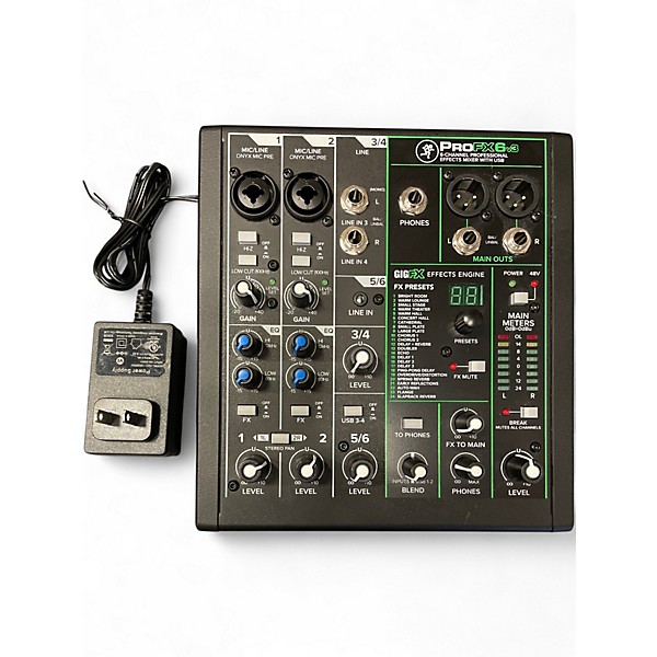 Used Mackie PROFX6V3 Unpowered Mixer