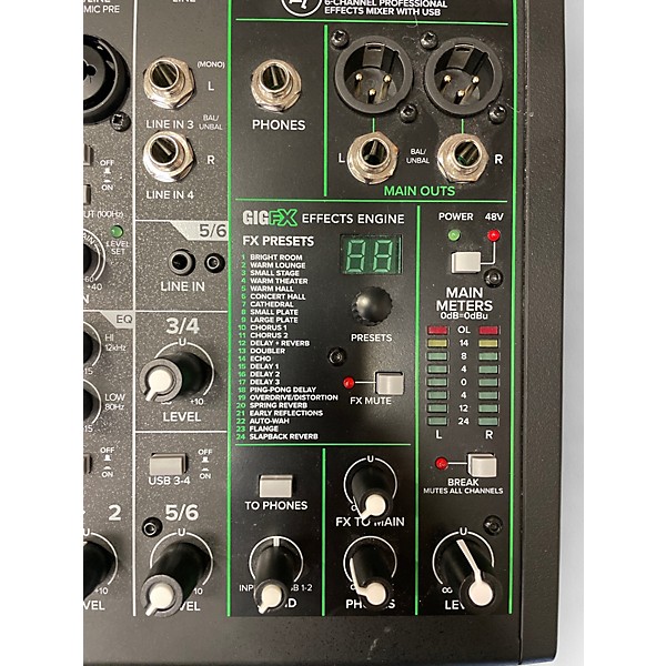 Used Mackie PROFX6V3 Unpowered Mixer