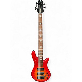 Used Spector EuroBolt 5 Inferno Red Electric Bass Guitar