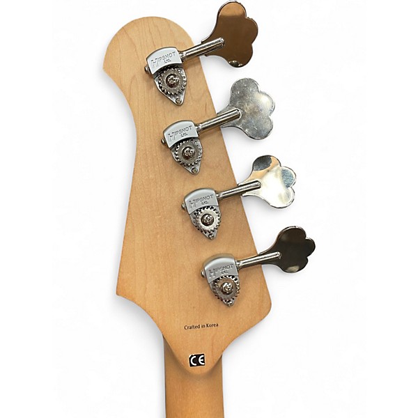 Used 2002 Lakland Skyline Jerry Scheff MIK Inca Silver Electric Bass Guitar