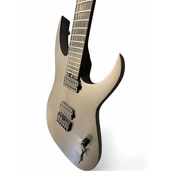 Used 2019 Schecter Guitar Research KM6 MK III Keith Merrow Red Predator Stealth Grey Solid Body Electric Guitar