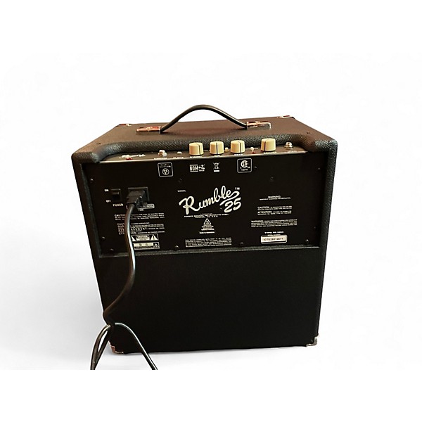 Used Fender Rumble 25 25W 1x8 Bass Combo Amp