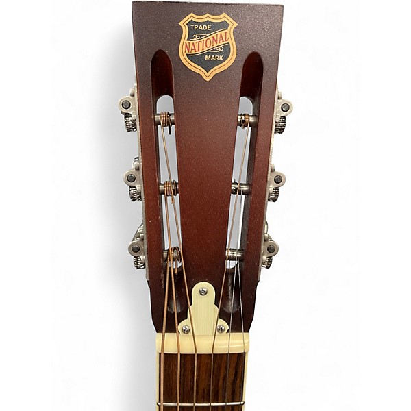 Used National Resophonic DELPHI TAUPE Copper Resonator Guitar