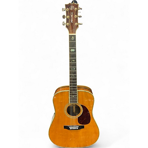 Used Mitchell md750s Natural Acoustic Guitar