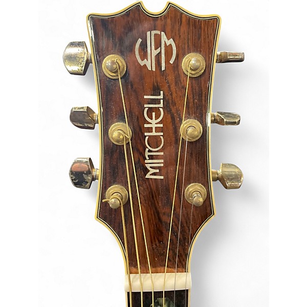 Used Mitchell md750s Natural Acoustic Guitar