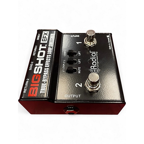Used Radial Engineering Bigshot True Bypass FX Loop Switcher Pedal