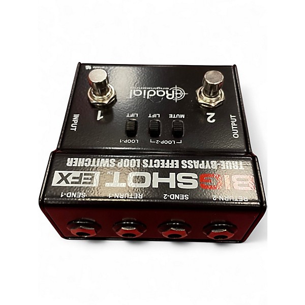 Used Radial Engineering Bigshot True Bypass FX Loop Switcher Pedal